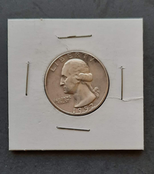 Moneda de argint - 1/4 Dollar 1952, USA - B 2171