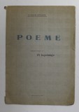 OTOKAR BREZINA - POEME , 1933