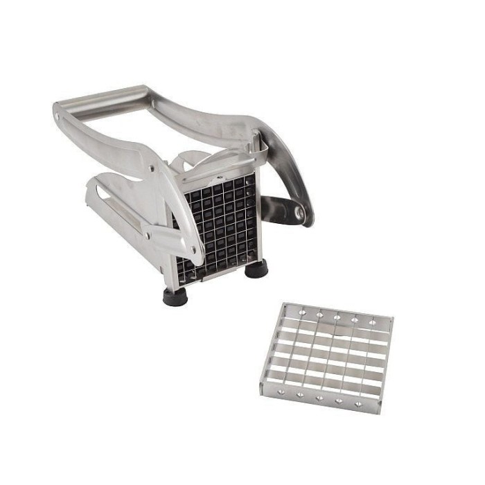 Aparat de taiat cartofi pai, Inox, Argintiu