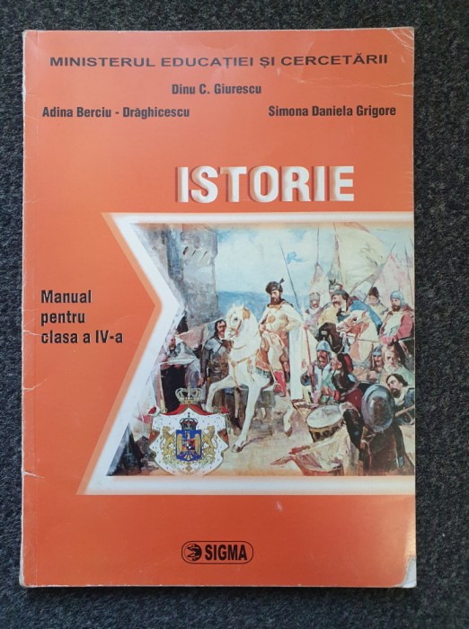 ISTORIE MANUAL PENTRU CLASA A IV-A - Giurescu