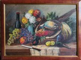 Tablou Elena Muller Stancescu - Natura Statica cu Vanat, Ulei/Carton 50x70cm, Semnat
