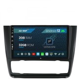 Navigatie BMW Seria 1 E87 (2007-2011), Clima Automata, Android 12, P-Octacore 2GB RAM + 32GB ROM, 9 Inch - AD-BGP9002+AD-BGRKIT399