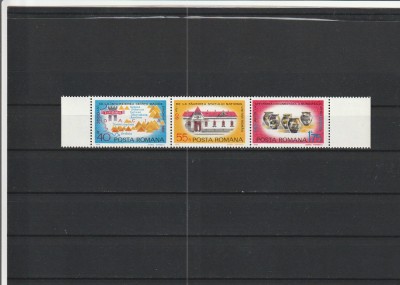 ROMANIA 1978 LP 969 a ANIVERSARI ARAD TRIPTIC MNH NESTAMPILAT foto