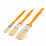 Set pensule cu m&acirc;ner din plastic - 3 piese 1&quot; / 1,5&quot; / 2&quot;, Ideal pentru Vopsitorie Profesională