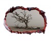 Autocolant decorativ, Gaura in perete, Multicolor, 85 cm, 627STC-1, animale si pasari, Oem