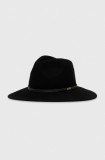 Barbour palarie de lana culoarea negru, de lana