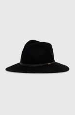 Barbour palarie de lana culoarea negru, de lana