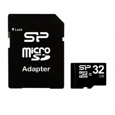 Card de memorie Silicon Power microSDHC 32 Gb clasa 10 cu adaptor