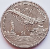 2334 Insulele Virgine Britanice 1 Dollar 2013 Elizabeth II (Concorde) km 443, America Centrala si de Sud