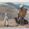 bnk cp Algeria - Beduini in desert - necirculata