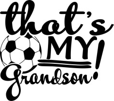 Sticker decorativ, Text Fotbal, Negru, 10100ST-5 foto