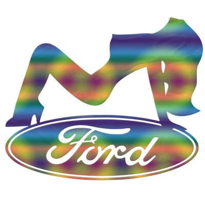 Sticker Ford , zLady 2, , Autocolant Auto Elegant si Rezistent foto