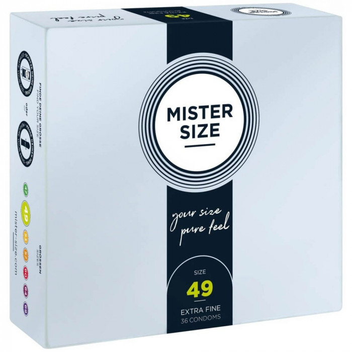 Pachet 36 Prezervative Mister Size (49 mm)