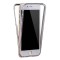 Husa Full TPU 360&deg; (fata + spate) pentru Apple iPhone 7, Alb Transparent