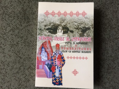 Sfantul VASILE AL OSTROGULUI VIATA MINUNILE TAMADUITORUL celor cu minti bolnave foto