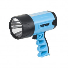 Lanterna Vipow, LED 3 W, iluminare pana la 200 m, acumulator incorporat foto