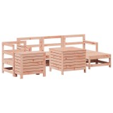 Set canapele gradina, 7 piese, lemn masiv brad douglas