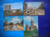 HOPCT LOT 2342 TIMISOARA -JUD TIMIS -4 CARTI POSTALE-CIRCULATE