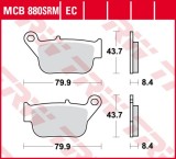 Cumpara ieftin Set placute frana spate TRW MCB880EC - Yamaha YP 250 R X-Max (14-16) 4T LC 250cc