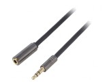 Cablu Jack 3,5mm Aurit 2m