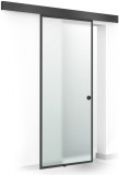 Usa glisanta Boss &reg; Black, model Confort negru, 90x215 cm, sticla 8 mm mata securizata, culisanta in ambele directii