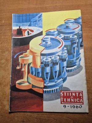 stiinta si tehnica septembrie 1960-art. si foto cu noul cartier giulesti,t.vuia foto