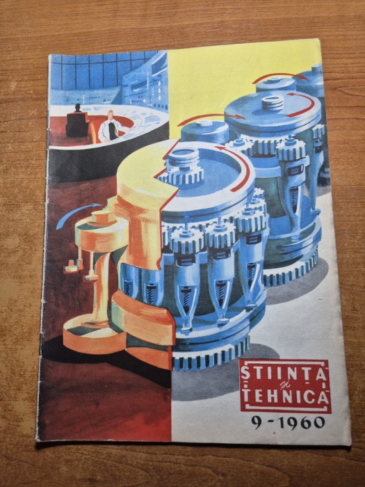 stiinta si tehnica septembrie 1960-art. si foto cu noul cartier giulesti,t.vuia