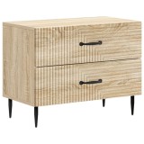 vidaXL Dulap de noapte cu sertar Stejar Sonoma 62 x 34,5 x 47,5 cm 894777