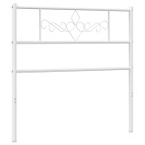Cumpara ieftin Tablie de pat de schimb metalica, alb, 100 cm