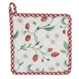 Cumpara ieftin Servet termic vase fierbinti bumbac multicolor Capsuni JH 20x20 cm