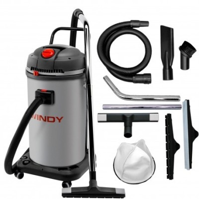 Aspirator de praf si lichide model WINDY 265 PF LAVOR, 2 motoare, putere 2400W, recipient colectare din Plastic, volum 65L foto