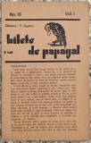 Bilete de papagal// Director T. Arghezi, no. 18, vol. I