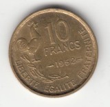 FRANTA - 10 Francs 1952 , LF1.20, Europa