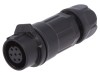Conector Circular Mama 7 PIN Aurit IP67 Lutronic Plastic 3-6mm Cablu 3A 125V