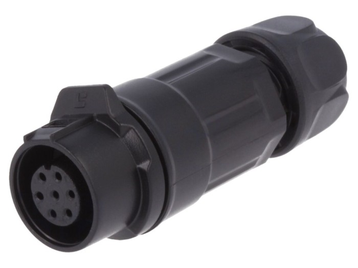 Conector Circular Mamă 7 PIN Aurit IP67