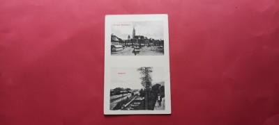 Sibiu Medias Medgyes Piata Marktplatz Gara Railway Station Bahnhof foto