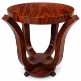 Masuta cafea Art Deco din lemn masiv furniruit CAT-56