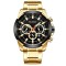 Ceas barbatesc Curren Cronograf Analog Multifunctional Casual Fashion Auriu