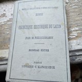 A. Meillet Precis de Phonetique Historique du Latin (1906)
