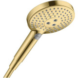 Cumpara ieftin Para de dus, Hansgrohe, Raindance Select S 120, 3 jeturi, auriu lucios