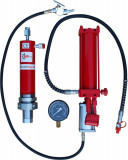 Set reconditionare presa hidraulica pneumatica 20Tone cu pompa cilindru manometru (MT20T-SET-AIR)