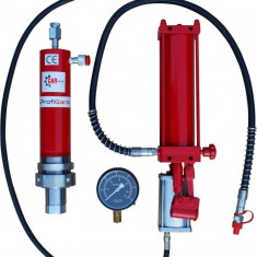 Set reconditionare presa hidraulica pneumatica 20Tone cu pompa cilindru manometru (MT20T-SET-AIR)