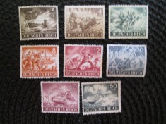 GERMANIA DEUTSCHES REICH SERIE NESTAMPILATA MNH/MH=233