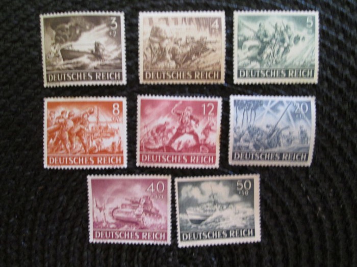 GERMANIA DEUTSCHES REICH SERIE NESTAMPILATA MNH/MH=233