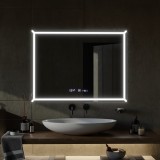Oglinda LED Rectangulara, 60x80cm, VillayTouch Marcello, Sistem Dezaburire, Dimabila ModernLight Concept