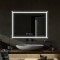 Oglinda LED Rectangulara, 60x80cm, VillayTouch Marcello, Sistem Dezaburire, Dimabila ModernLight Concept