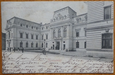 Carte postala clasica , Bucuresti , Curtea de Conturi , circulata , 1891 foto