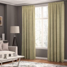Set draperii tip tesatura in cu rejansa din bumbac tip fagure, Madison, 150x255 cm, densitate 700 g/ml, Telma, 2 buc