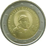 NOU - Italia moneda comemorativa 2 euro 2026 - Francisc de Assisi - UNC