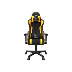 GEMBIRD Gaming chair SCORPION black mesh yellow skin